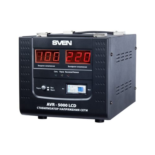 Stabilizator de tensiune SVEN AVR-5000 LCD
